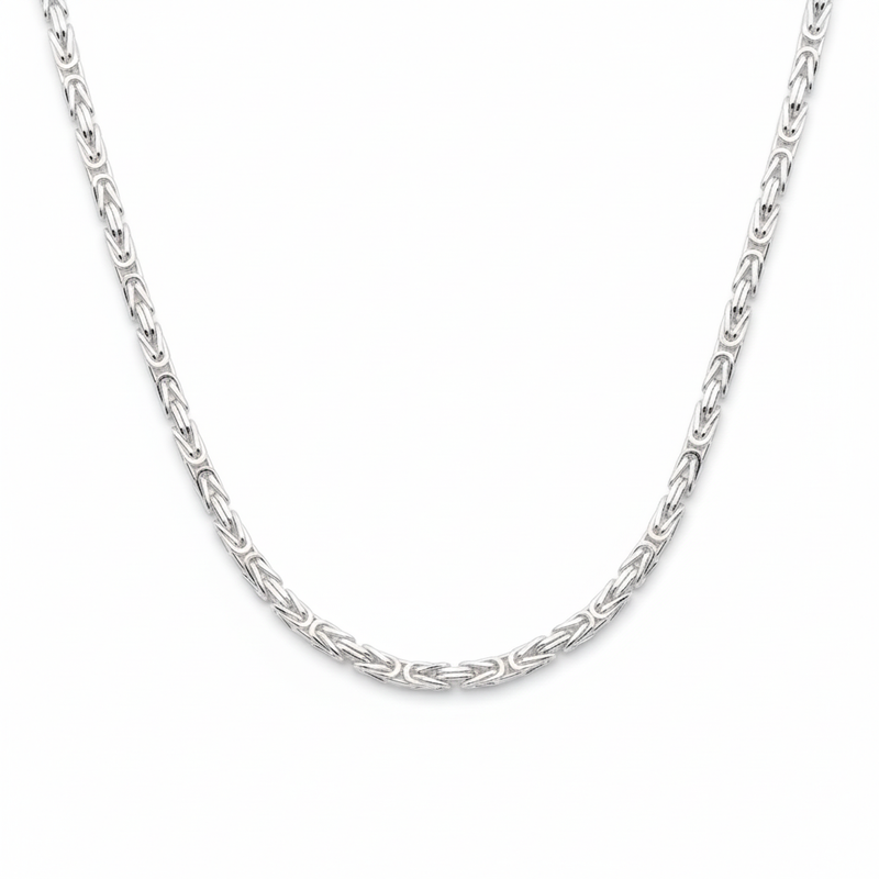 KÖNIGSKETTE 4MM BREIT - 925ER SILBER
