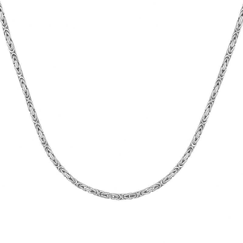 KÖNIGSKETTE 2,2MM BREIT - 925ER SILBER